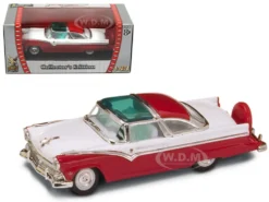 1955 Ford Crown Victoria Red 1/43 Diecast Model Car Road Signature 94202