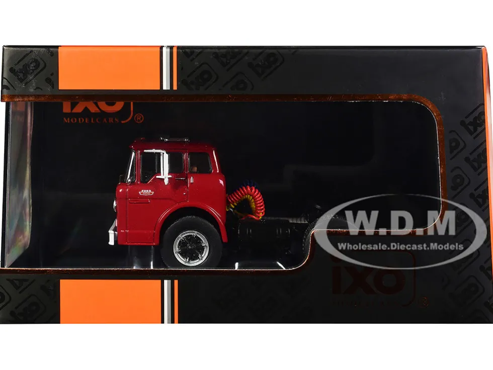 1967 Ford C-600 Truck Tractor Red 1/43 Diecast Model by IXO Models
