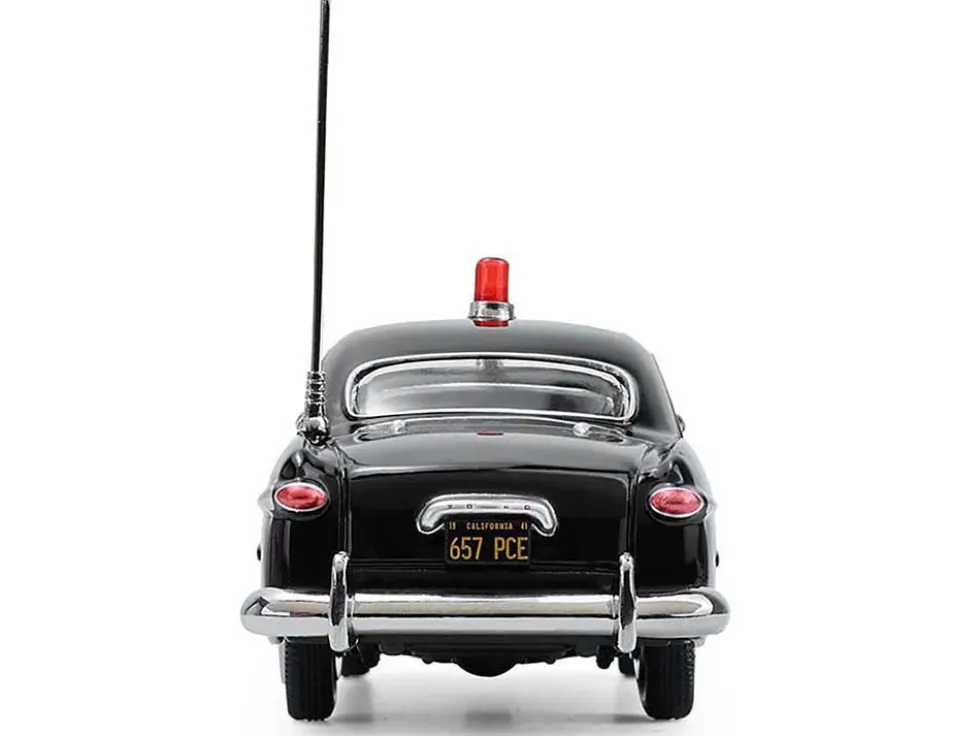 1949 Ford Custom Police Car "LAPD (Los Angeles Police Department)" Black and White 1/43 Diecast Model Car by Greenlight