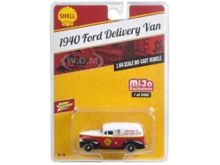 1940 Ford Delivery Van "Shell" 1/64 Diecast Model Car Johnny Lightning JLCP7016