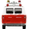 1969 Ford Econoline Ambulance "Los Angeles Fire Department" Red and White "Fire & Rescue" Series #5 1/64 Diecast Model Car by Greenlight