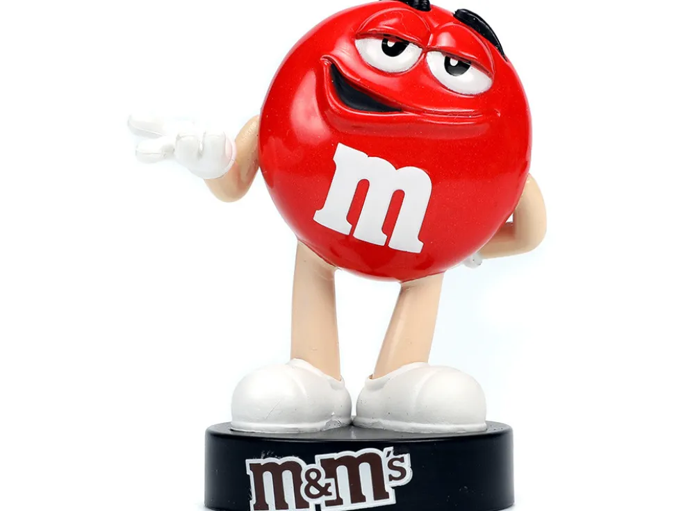 1965 Ford Econoline Bus Brown Metallic Silver Red M&M's Diecast Figurine Hollywood Rides Series 1/24 Diecast Model Car Jada 32027