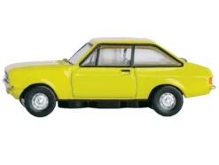 Ford Escort Mk2 RHD (Right Hand Drive) Signal Yellow 1/148 (N) Scale Diecast Model Car by Oxford Diecast