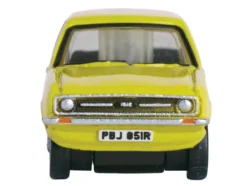 Ford Escort Mk2 RHD (Right Hand Drive) Signal Yellow 1/148 (N) Scale Diecast Model Car by Oxford Diecast