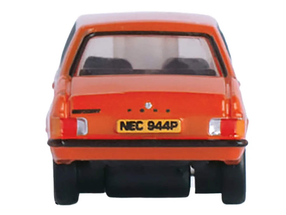 Ford Escort Mk2 RHD (Right Hand Drive) Carnival Red 1/148 (N) Scale Diecast Model Car by Oxford Diecast