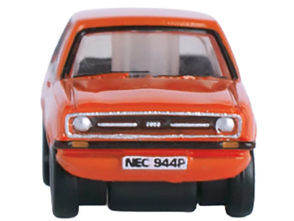 Ford Escort Mk2 RHD (Right Hand Drive) Carnival Red 1/148 (N) Scale Diecast Model Car by Oxford Diecast
