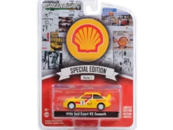 1996 Ford Escort RS Cosworth #1 Shell Helix Yellow "Shell Oil Special Edition" Series 1 1/64 Diecast Model Car Greenlight 41125C