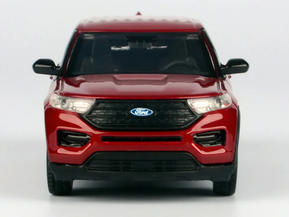 2023 Ford Explorer Red Metallic "Timeless Legends" Series 1/43 Diecast Model Car by Motormax