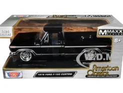 1979 Ford F-150 Custom Pickup Truck Black 