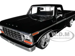 1979 Ford F-150 Custom Pickup Truck Black 