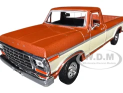1979 Ford F-150 Custom Pickup Truck Brown Metallic and Cream 