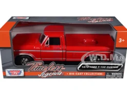 1979 Ford F-150 Custom Pickup Truck Red "Timeless Legends" Series 1/24 Diecast Model Car by Motormax