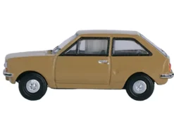 Ford Fiesta Mk1 RHD (Right Hand Drive) Nevada Beige 1/148 (N) Scale Diecast Model Car by Oxford Diecast