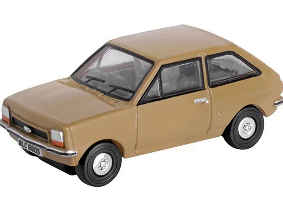 Ford Fiesta Mk1 RHD (Right Hand Drive) Nevada Beige 1/148 (N) Scale Diecast Model Car by Oxford Diecast