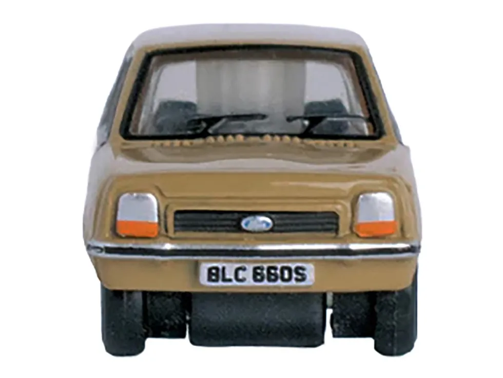 Ford Fiesta Mk1 RHD (Right Hand Drive) Nevada Beige 1/148 (N) Scale Diecast Model Car by Oxford Diecast