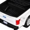 2019 Ford F-150 Lariat Crew Cab Pickup Truck White with Flashing Light Bar and Front and Rear Lights and Sounds 1/27 Diecast Model Car by Motormax