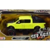 2019 Ford F-150 Lariat Crew Cab Pickup Truck Off Road Bright Green 1/27 Diecast Model Car Motormax 79146