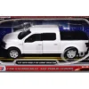 2019 Ford F-150 Lariat Crew Cab Pickup Truck Unmarked Plain White "Custom Builder's Kit - Law Enforcement and Public Service" Series 1/27 Diecast Model Car by Motormax