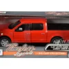 2019 Ford F-150 Lariat Crew Cab Pickup Truck Red 1/24 1/27 Diecast Model Car Motormax 79363