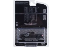 2019 Ford F 150 Lariat Sport Black Bandit Series 28 1/64 Diecast Model Car Greenlight 28130E