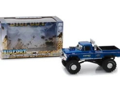 1974 Ford F-250 Monster Truck Bigfoot #1 The Original Monster Truck Blue 1/43 Diecast Model Car Greenlight 86097