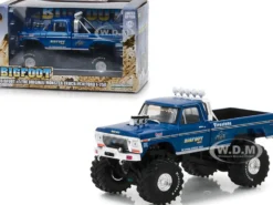 1974 Ford F-250 Monster Truck Bigfoot #1 The Original Monster Truck Blue 1/43 Diecast Model Car Greenlight 86097