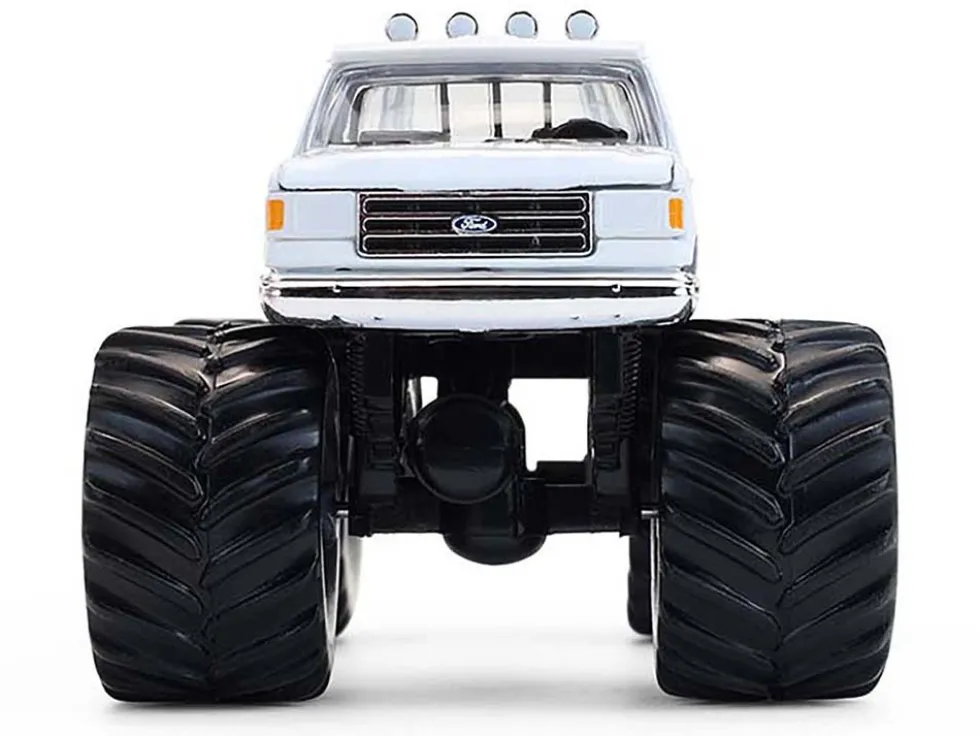 1988 Ford F-150 Monster Truck "Jersey Outlaw" White "Kings of Crunch" Series 16 1/64 Diecast Model Car by Greenlight