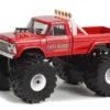 1978 Ford F-250 Monster Truck with 66-Inch Tires "First Blood" Red "Kings of Crunch" Series 1/43 Diecast Model Car by Greenlight