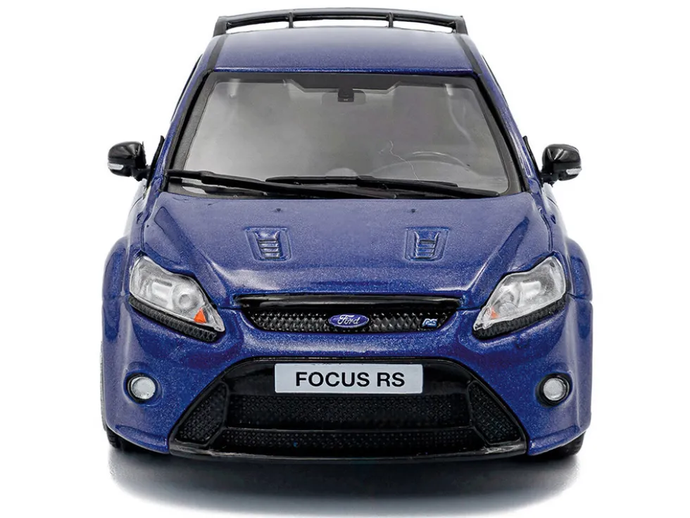 2010 Ford Focus MKII RS Indianapolis Blue Metallic 1/43 Diecast Model Car by Solido