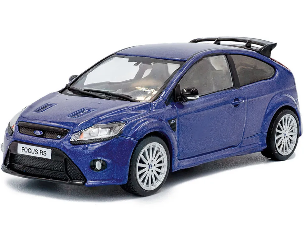 2010 Ford Focus MKII RS Indianapolis Blue Metallic 1/43 Diecast Model Car by Solido