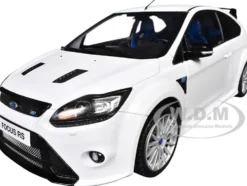 2009 Ford Focus RS MK2 Frozen White 1/18 Diecast Model Car by Solido