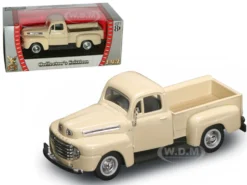 1948 Ford F-1 Pick Up Cream 1/43 Diecast Model Car Road Signature 94212