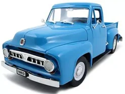 1953 Ford F-100 Pickup Light Blue 1/18 Diecast Car Road Signature 92148