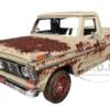 1972 Ford F-100 Pickup Truck Beige (Rusted) "Weathered Treasures" Series 1/24 Diecast Model Car by Motormax