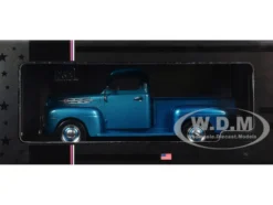 1952 Ford F1 Pickup Truck Blue Metallic 1/24 Diecast Model by IXO Models