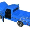 1972 Ford F 100 Pickup Truck Blue Timeless Legends Series 1/24 Diecast Model Car Motormax 79384BL