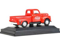 1948 Ford F1 Pickup Truck Coca Cola Red 1/72 Diecast Model Car Motor City Classics 472001