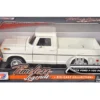 1972 Ford F-100 Pickup Truck Cream "Timeless Legends" Series 1/24 Diecast Model Car by Motormax