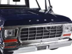 1979 Ford F-150 Pickup Truck Dark Blue 1/24 Diecast Model Car Motormax 79346