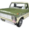 1969 Ford F-100 Pickup Truck Green and Cream 1/24 Diecast Model Car Motormax 79315
