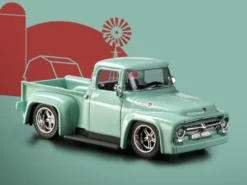 1956 Ford F-100 Pickup Truck Light Green "Collection" Series 1/64 Diecast Model Car by Majorette