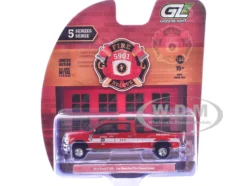 2018 Ford F-350 Pickup Truck "Los Angeles Fire Department" Red with White Stripes "Fire & Rescue" Series #5 1/64 Diecast Model Car by Greenlight