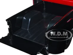 1956 Ford F 100 Pickup Truck Mickey Thompson Performance Tires & Wheels Black and Red Metallic Just Trucks Series 1/24 Diecast Model Car Jada 34306