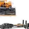 2018 Ford F-150 Pickup Truck Montana Livestock Association Gray 1992 Ford Bronco Montana Livestock Association Black Flatbed Car Trailer Yellowstone 2018-Current TV Series Hollywood Hitch & Tow Series 11 1/64 Diecast Model Cars Greenlight 31150C