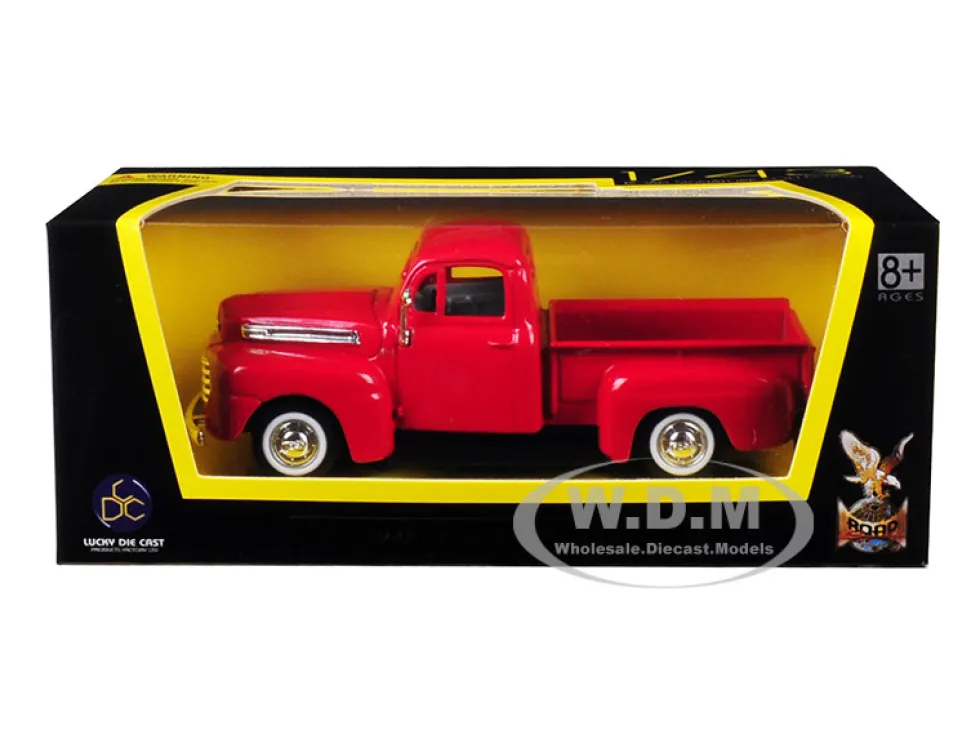 1948 Ford F-1 Pickup Truck Red 1/43 Diecast Model Car Road Signature 94212
