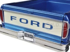 1979 Ford F-150 Pickup Truck 2 Tone Blue/Cream 1/24 Diecast Model Car Motormax 79346