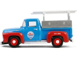 1956 Ford F-100 Pickup Truck with Tool Boxes and Ladders 
