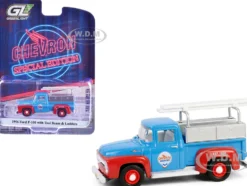 1956 Ford F-100 Pickup Truck with Tool Boxes and Ladders 
