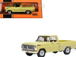 1970 Ford F-100 Pickup Truck Yellow 1/43 Diecast Model by IXO Models