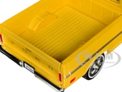 1972 Ford F 100 Pickup Truck Yellow Timeless Legends Series 1/24 Diecast Model Car Motormax 79384Y